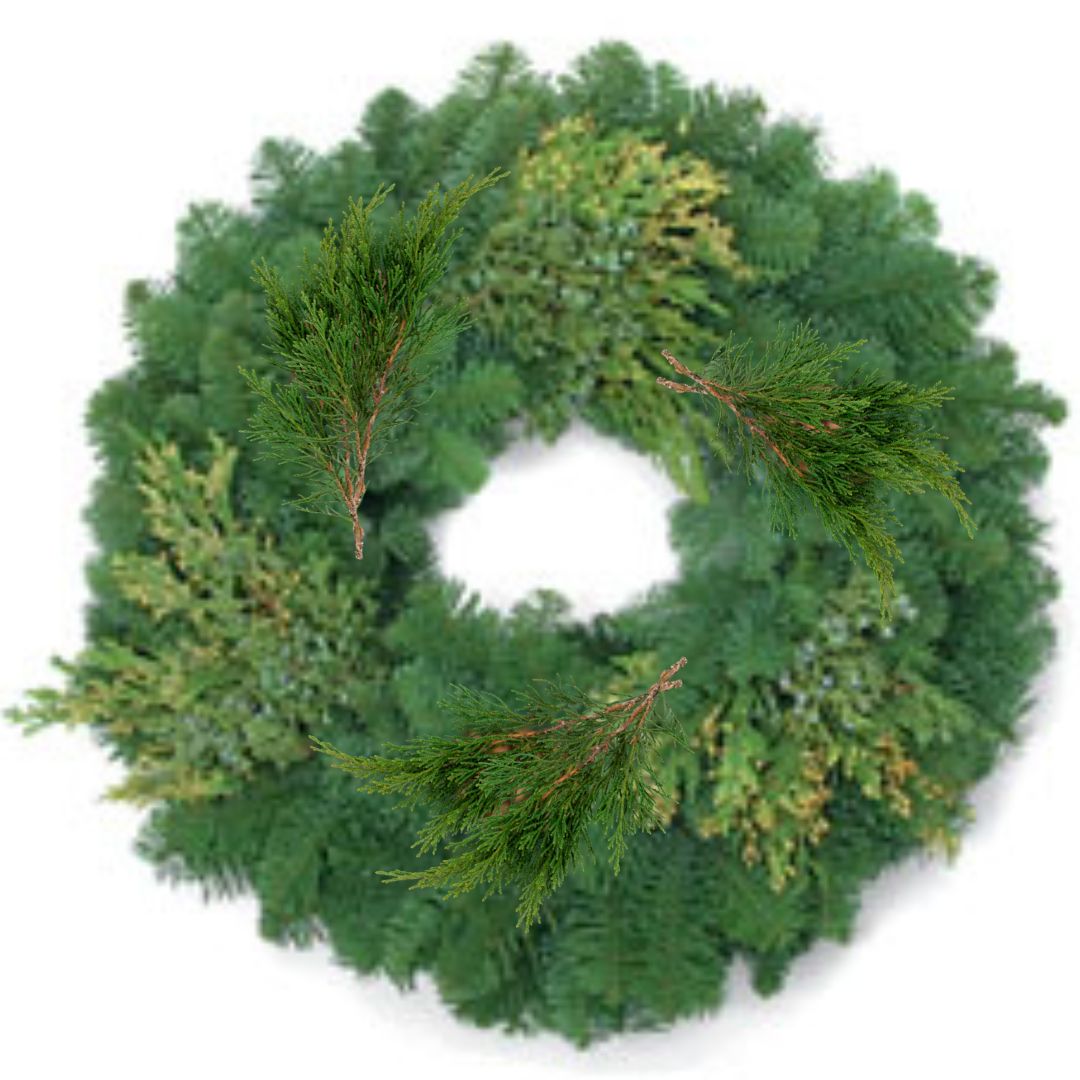 8" Mixed Wreath