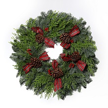 12" Ribbon Wreath