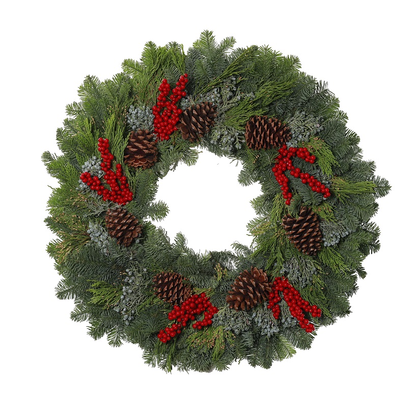 14" Canella Berry Wreath