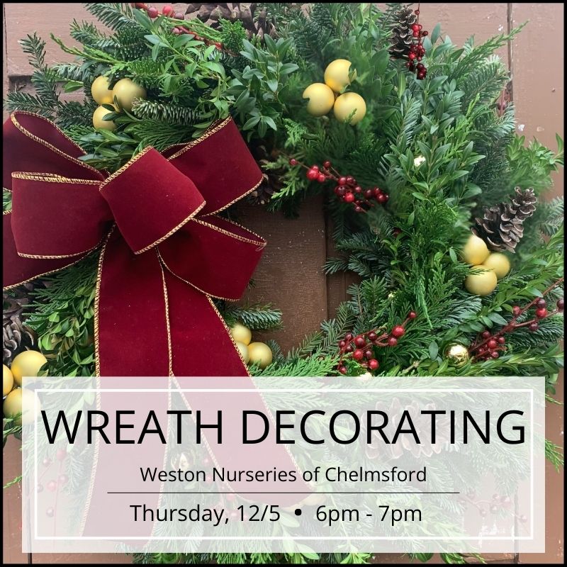 Wreath Decorating Workshop - Chelmsford