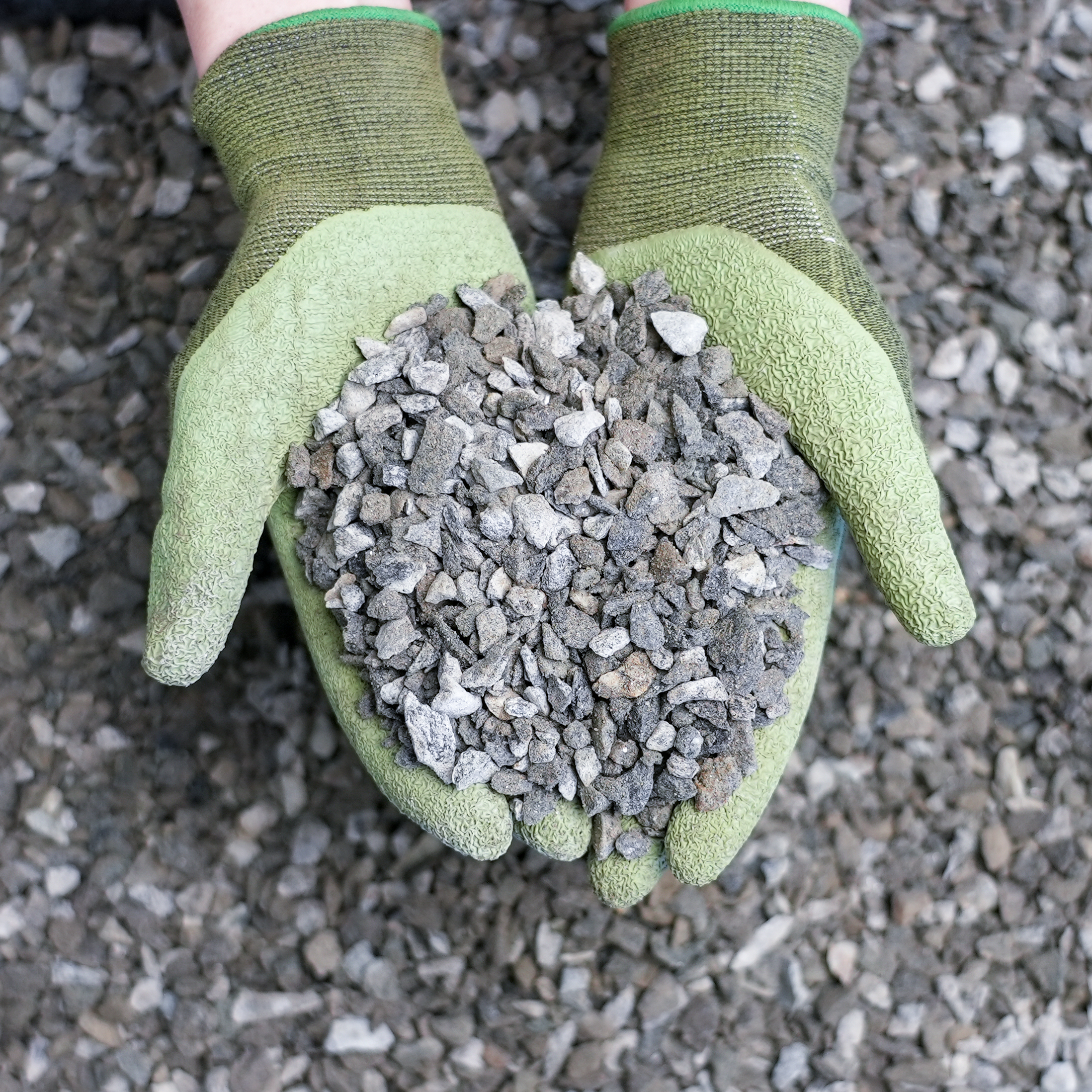 Crushed 3/8" Blue Stone